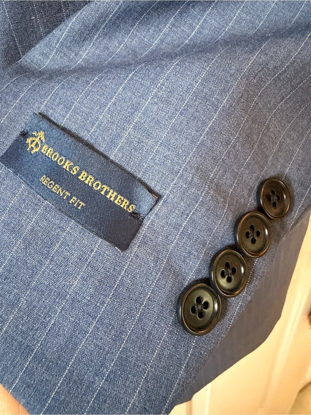 Brooks Brothers Blue Pinstripe Blazer
